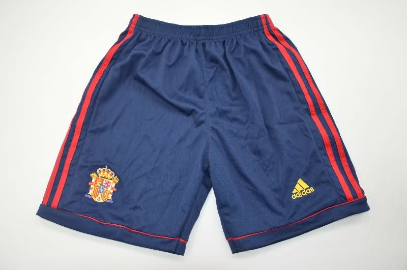 1998 Spain Home Kids Soccer Jersey And Shorts