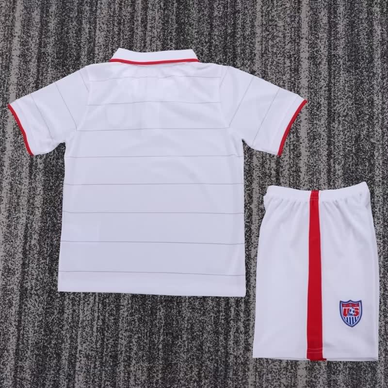 2014 USA Home Kids Soccer Jersey And Shorts